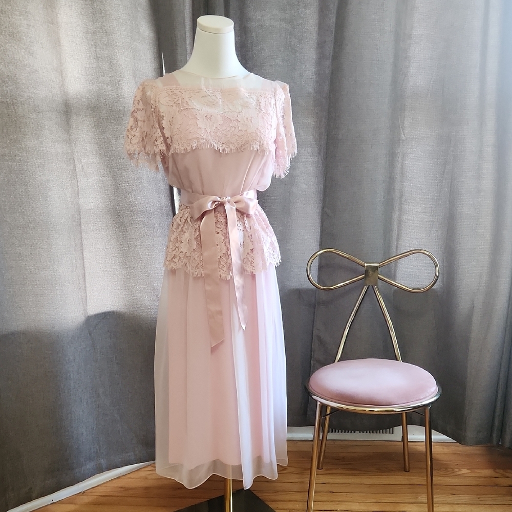 🌸 Vintage 1960s Miss Elliette California Dress – 3-Piece Set 🌸
